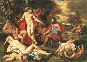 Nicolas Poussin Midas and Bacchus oil painting artist